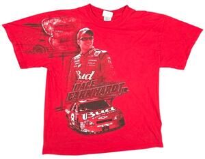 Vintage Dale Earnhardt Jr Graphic T-Shirt Large Red Chase Racing Nascar Y2K 2006